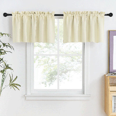 Polyester Blackout Rod Pocket Valance