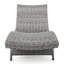 Chaise longue en osier Crete