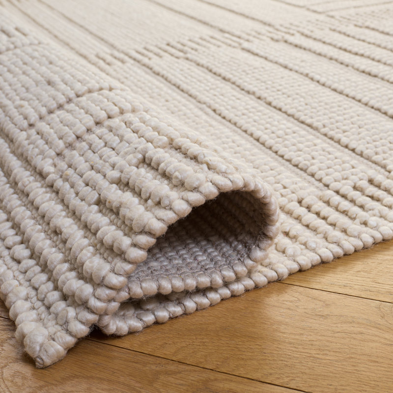 Natura Hand Woven Wool; Cotton; Recycled P.E.T Solid Color Indoor Rug, Runner 2'3" x 8'