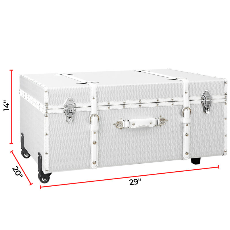 The Designer Wheeled Trunk, Grey