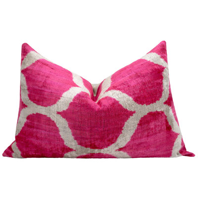 Geometric Velvet Throw Pillow