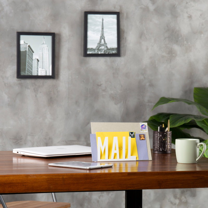 Dezree Metal Desktop Mail Holder Paper Organiser