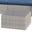 Ensemble de conversation modulaire en rotin avec coussin 6 pièces Baecher (entièrement assemblé)-1817262662