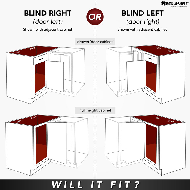Chrome 15" 3-Tier Blind Corner Organizer with Soft-Close