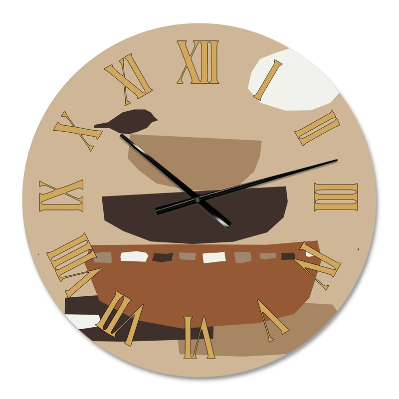 Minimal Elementary Organic and Geometric Compositions XXXXXII Wall Clock, Small