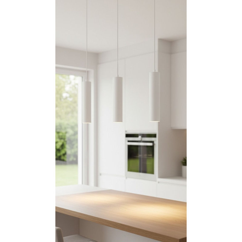 1 - Light Kitchen Island Pendant, White