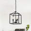 Luminaire suspendu industriel Doersten Lantern Chandelier Black