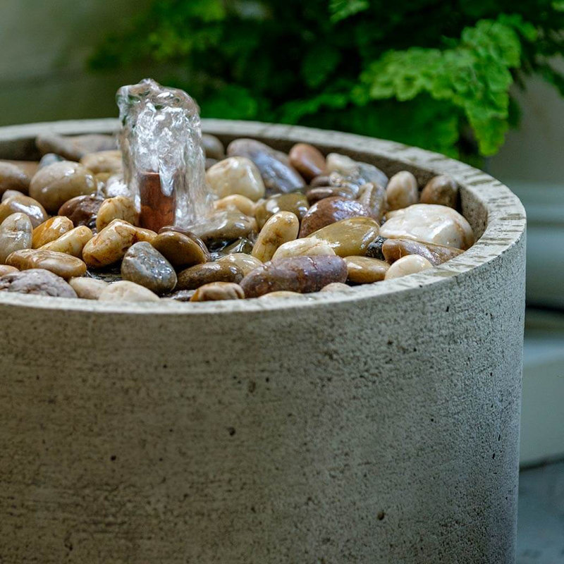 Fontaine de galets Evita, Naturel