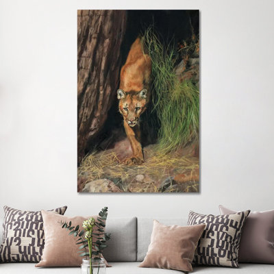 Mountain Lion I by David Stribbling - Gallery-Wrapped Canvas Giclée on Canvas