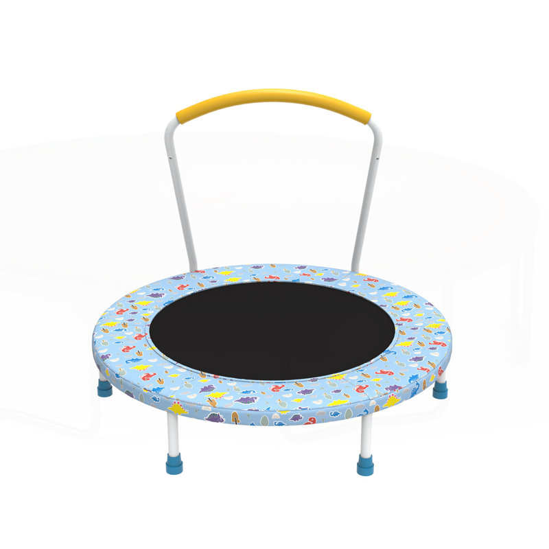 Versatile Mini Trampoline for Kids with Safety Features and Fun Design