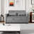 3-in-1 Convertible Sofa Bed With Reclining Backrest, Pull-out Couch With Pillows-1799282328