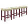 Rexalynn Upholstered Counter Stool with Solid Wood Frame