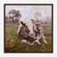 BROWN COW BROWN COW - Unframed Print on Canvas-1229554137-1326880557