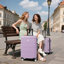 Ensembles de bagages Hardshell 6 pièces avec 2 sacs, valise de transport avec poignée et roues pivotantes doubles verrouillables, bagages légers de 16 po + 20 po + 24 po + 28 po