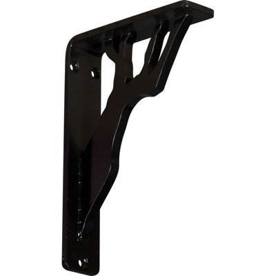 1 1/2"W x 5 1/2"D x 8"H Damon Wrought Iron Bracket, (Single center brace) (4-Pack)