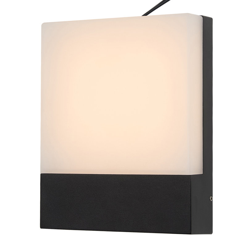 Matte Black Outdoor Sconce