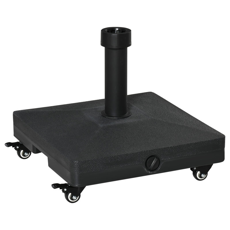 2.5kg Plastic Free Standing Umbrella Base with Wheels