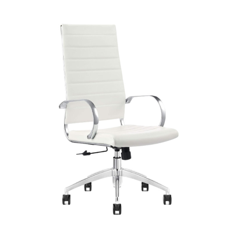 Fauteuil de conférence en cuir véritable Daoudiate