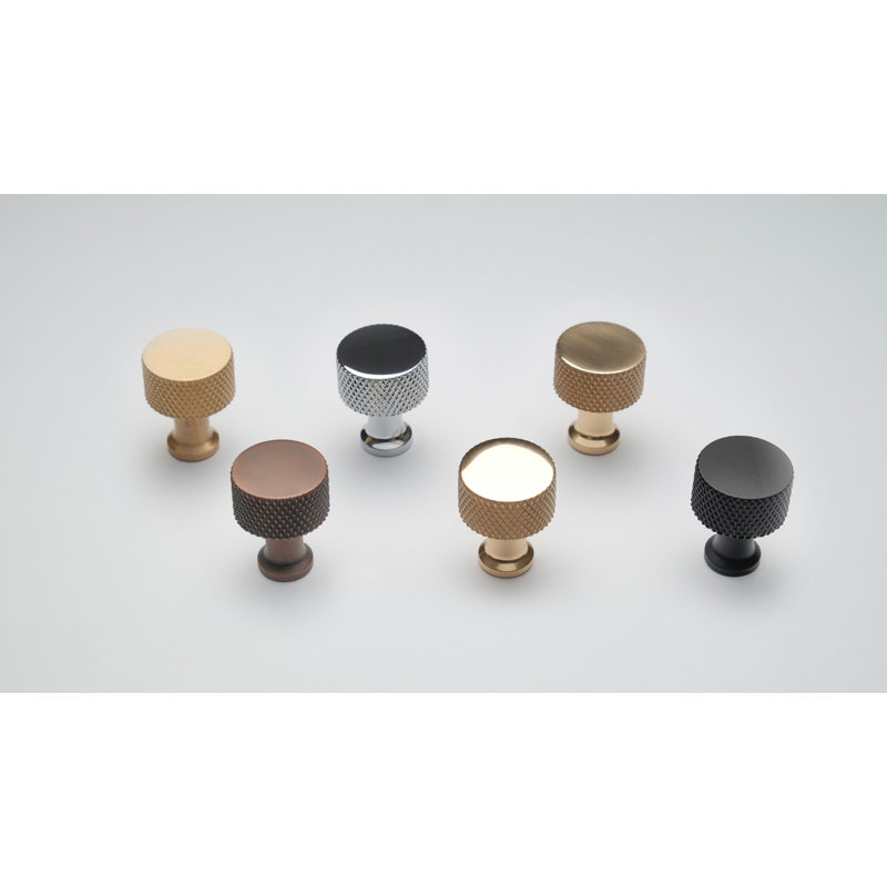 Tarri 20mm Diameter Cylindrical Knob Multipack, Polished Brass