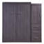 Lit escamotable avec garde-robe et tiroirs, lit escamotable-76551073