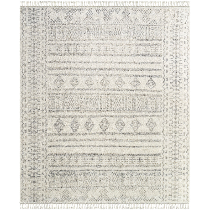 Tulsa Wool Moroccan Area Rug, Rectangle 8' x 10'