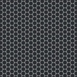 Hudson Penny Round Matte Black 11-7/8" x 12-5/8" Porcelain Mosaic Tile