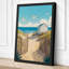 Dunes and Beach House Coastal 1 Piece Wrapped Canvas Wall Art-1219879147-1219879120