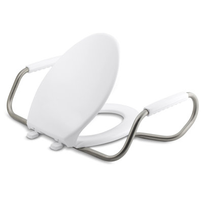 Lustra Elongated Toilet Seat with Support Arms