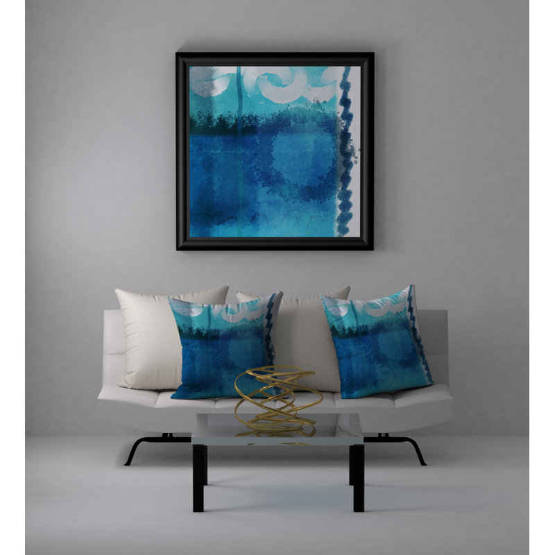 Coussin décoratif carrée Fab multi, 18 po x 18 po