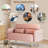 Boarisch 46.5" Upholstered Sofa Loveseat, Pink-174794682