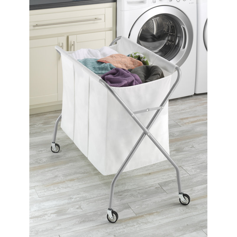 Banu Metal Laundry Sorter, 34"W x 19"D