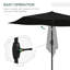 205cm Tilt Beach,Traditional Parasol-96006546