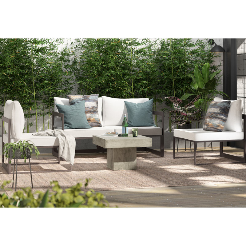 Hewitt Striped Indoor / Outdoor Rug, Rectangle 9' x 12'