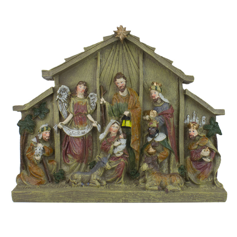 Décoration de table de crèche de Noël 9,75 "
