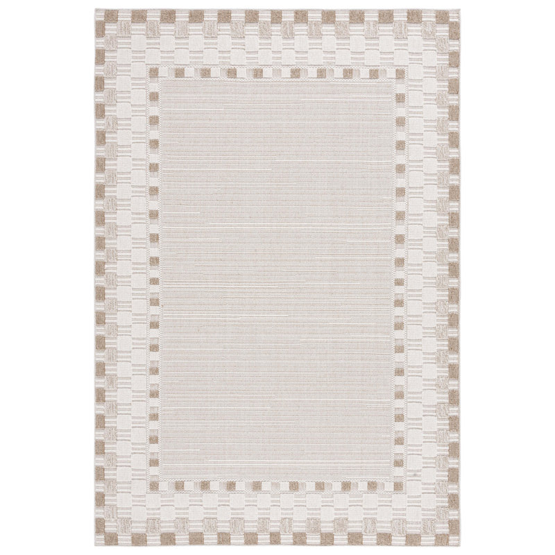 Liidia Performance Geometric Indoor/Outdoor Area Rug, Rectangle 4' x 6'