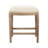 Cora Upholstered Counter Stool with Solid Wood Frame