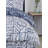 3 Pieces  Navy Blue  Geometric Pattern Modern Double Face 100% Cotton Duvet Cover Set-767907205
