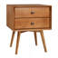 Table de chevet en bois Mid-Century