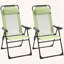 Chaises de patio pliantes Outsunny, ensemble de 2, avec dossier réglable-830012540