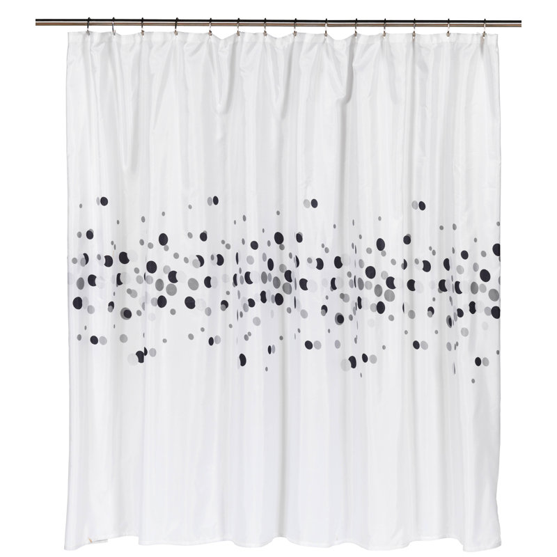 Briganti Cotton Polka Dots Shower Curtain