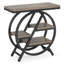Table d'appoint industrielle à 4 niveaux avec tablettes décalées pour un rangement compact et un salon polyvalent.-1501208563-1501208565