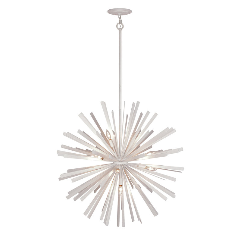 Luminaire suspendu 16 lumières, Blanc