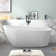55.3" X 28.3" Freestanding Soaking Bathtub