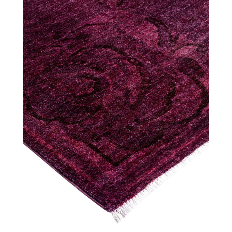 Overyed One-of-a-Kind Rectangle 8'1" X 10'3" Hand Knotted Area Rug
