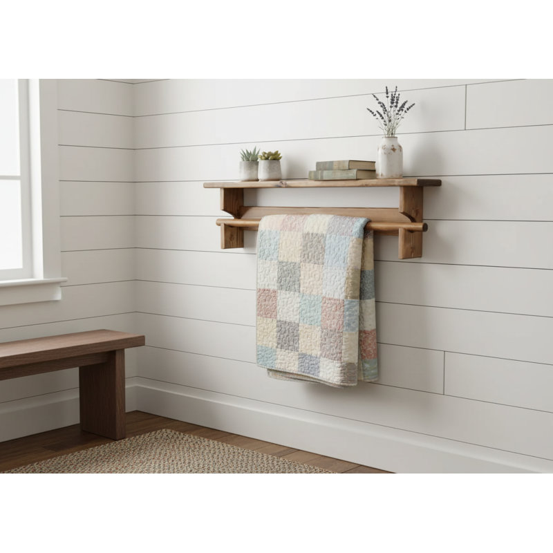 Quilt Rack, Light Brown