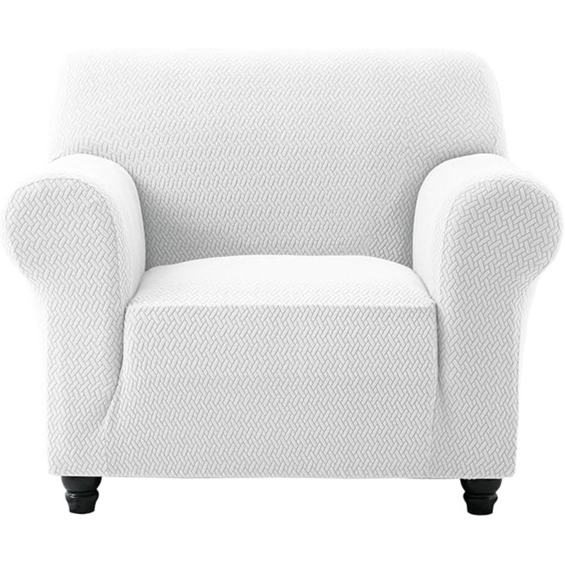 Aspire Homeware 1-Seater High Quality Stretchable Spandex Sofa Cover, Silver