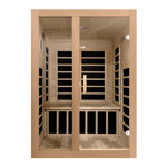 Dynamic Saunas Santiago 2 - Person FAR Infrared Sauna in Hemlock