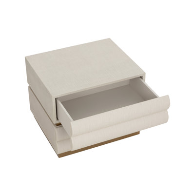Subira 2 - Drawer Solid Wood Nightstand