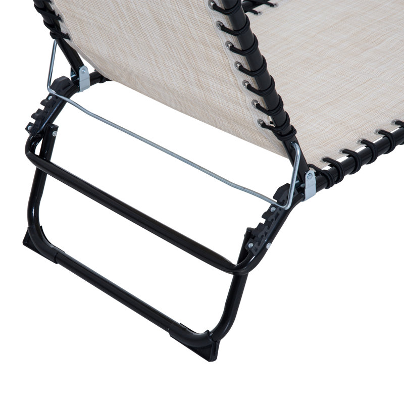 Reclining Single Chaise, Ivory