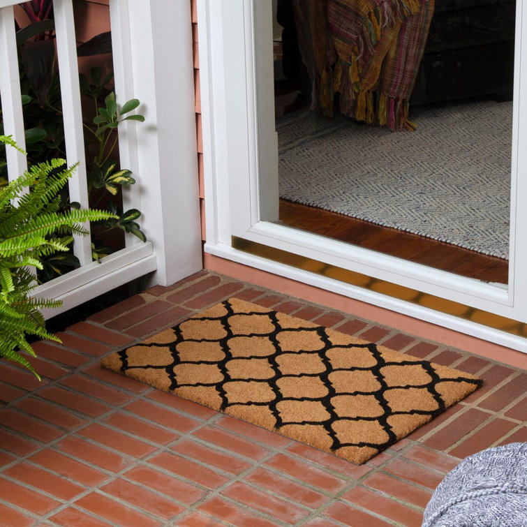 Non-Slip Geometric Outdoor Doormat